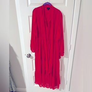 Who What Wear Tiered Maxi Dress